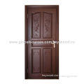 PVC/overlaid wood composite door with PVC cover vacuum plastic processing technology